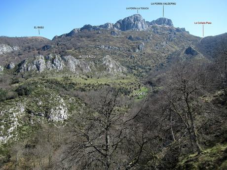 Puente Vidosa-Rubriellos-L´Impuebu-Baenu-El Seu la Cruz del Picu