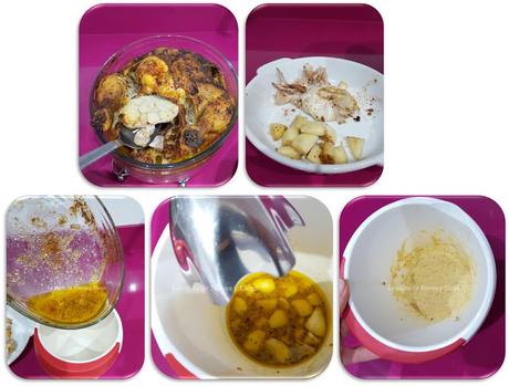 Paso a paso Pollo asado con salsa de mostaza antigua y ajo asado Paso a paso Pollo asado con salsa de mostaza antigua y ajo asado