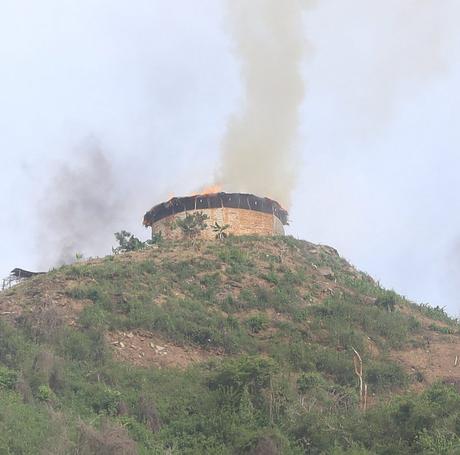 Funcionarios del FAES prenden fuego en “La Gallera”, lugar de fiestas del ‘Koki’ en la Cota 905