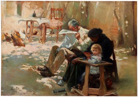 Dos generaciones de Cecilio Pla y Gallardo