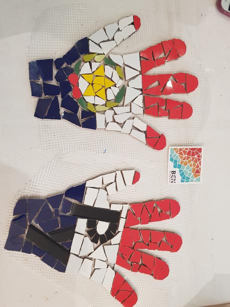 Mosaico Mural en Barcelona (I) Mosaico Mural en Barcelona (I)