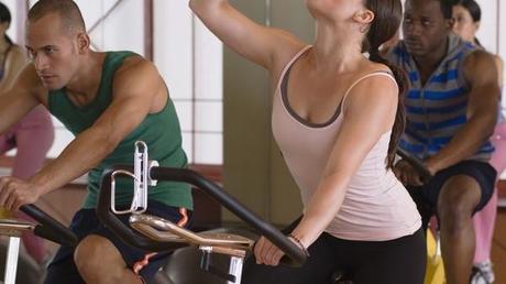 Quemar grasa montando en bicicleta