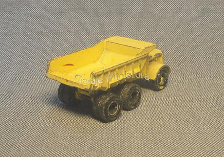 Euclid de Matchbox, un camión volcador para trabajar en canteras Euclid de Matchbox, un camión volcador para trabajar en canteras