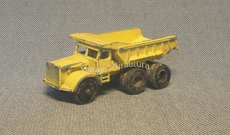 Euclid de Matchbox, un camión volcador para trabajar en canteras Euclid de Matchbox, un camión volcador para trabajar en canteras