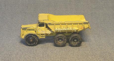 Euclid de Matchbox, un camión volcador para trabajar en canteras Euclid de Matchbox, un camión volcador para trabajar en canteras