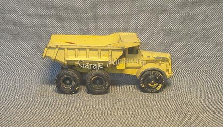 Euclid de Matchbox, un camión volcador para trabajar en canteras Euclid de Matchbox, un camión volcador para trabajar en canteras