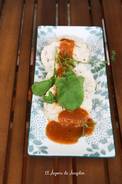 iambre de pollo con salsa inesperada  El Ágora de Ángeles