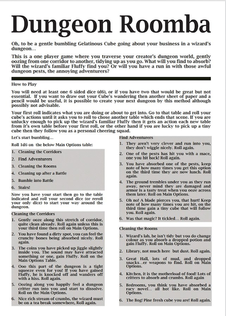 Dungeon Roomba!!, por Kat