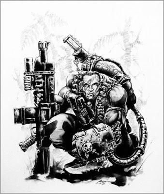 Hoja evolutiva y editable de pandillero de Necromunda, por Dalia Hoja evolutiva y editable de pandillero de Necromunda, por Dalia