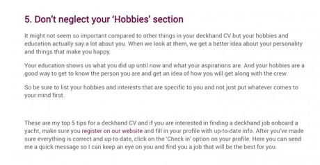 Curriculum Vitae. Por qué es TAN importante.