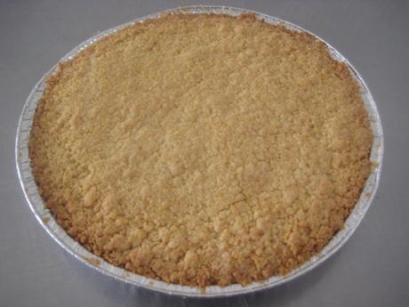 TARTA DE CABELLO DE ÁNGEL ELABORADA CON CRUMBLE