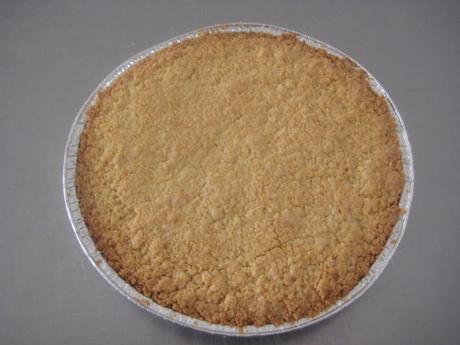 TARTA DE CABELLO DE ÁNGEL ELABORADA CON CRUMBLE