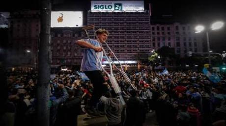 Así celebró Argentina la victoria de su selección en la Copa America