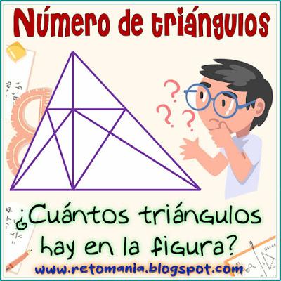 RETOS MATEMÁTICOS - CUADRADOS MÁGICOS Cuadrados mágicos, Descubre el número, Descubre el resultado, Busca el número, El número que falta, ¿Cuántos triángulo hay?, ¿Cuál es el total de triángulos?, Desafíos matemáticos, Retos matemáticos, Retos mentales, Retos visuales, Acertijos, Acertijos numéricos, Acertijos con Solución, Problemas matemáticos