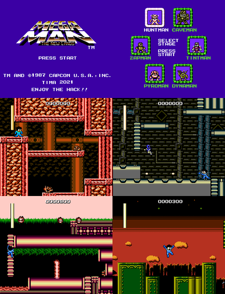 [Hack] Megaman 1 – The New Lands (NES)