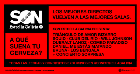 SON Estrella Galicia: nuevos conciertos por toda España