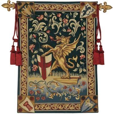 Heraldic Mystical Dragon Tapestry | Dragon wall, Medieval tapestry, Tapestry