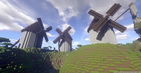 Réplica Minecraft de Molinos basados en los de Consuegra, Campo de Criptana y Alcázar de San Juan. Réplica Minecraft de Molinos basados en los de Consuegra, Campo de Criptana y Alcázar de San Juan.