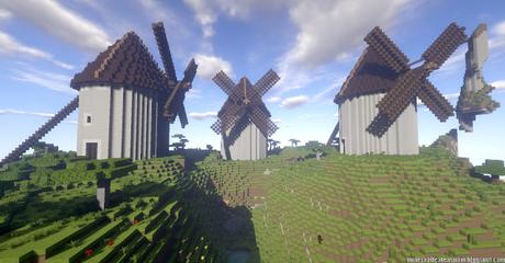 Réplica Minecraft de Molinos basados en los de Consuegra, Campo de Criptana y Alcázar de San Juan. Réplica Minecraft de Molinos basados en los de Consuegra, Campo de Criptana y Alcázar de San Juan.