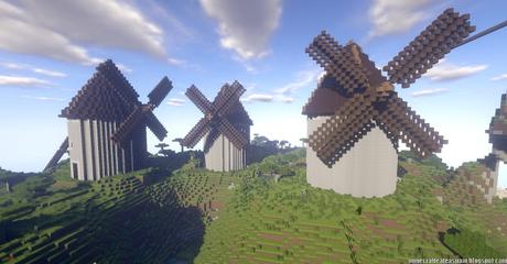 Réplica Minecraft de Molinos basados en los de Consuegra, Campo de Criptana y Alcázar de San Juan. Réplica Minecraft de Molinos basados en los de Consuegra, Campo de Criptana y Alcázar de San Juan.