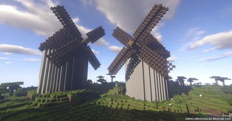 Réplica Minecraft de Molinos basados en los de Consuegra, Campo de Criptana y Alcázar de San Juan. Réplica Minecraft de Molinos basados en los de Consuegra, Campo de Criptana y Alcázar de San Juan.