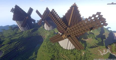Réplica Minecraft de Molinos basados en los de Consuegra, Campo de Criptana y Alcázar de San Juan. Réplica Minecraft de Molinos basados en los de Consuegra, Campo de Criptana y Alcázar de San Juan.