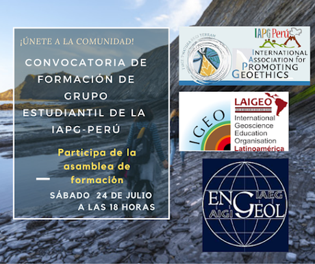 CONVOCATORIA DE FORMACIÓN DE GRUPO ESTUDIANTIL DE LA IAPG-Perú.