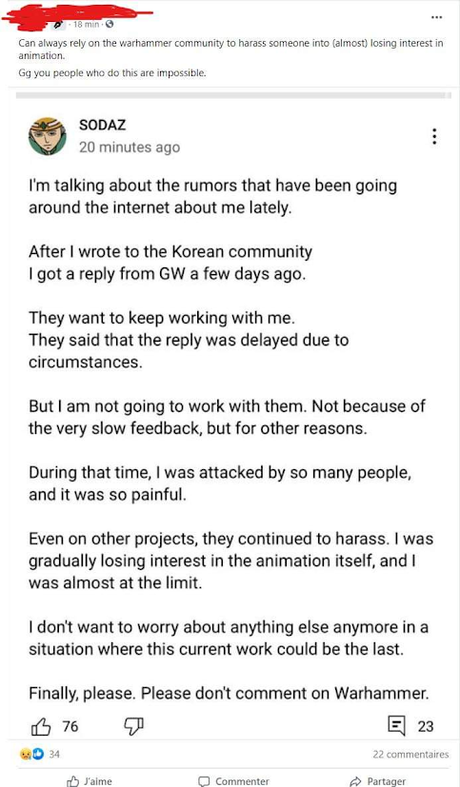 SODAZ comunica va a dejar la animación por el acoso sufrido SODAZ comunica va a dejar la animación por el acoso sufrido