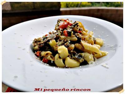 Pasta con verduras