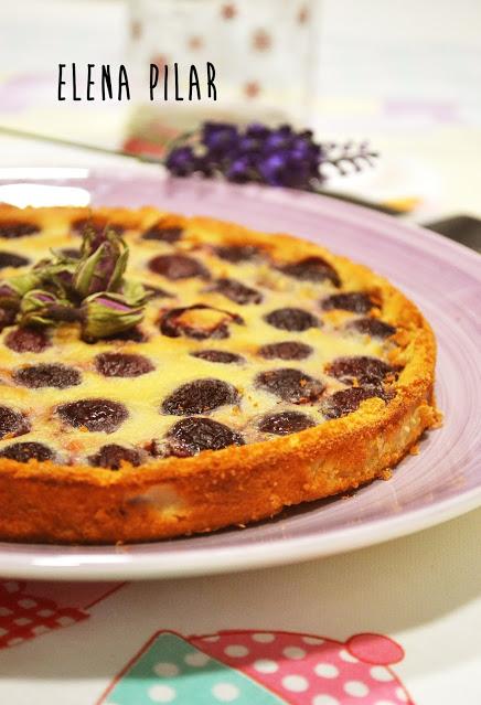 Clafoutis de cerezas (sin azúcar) Clafoutis de cerezas (sin azúcar)