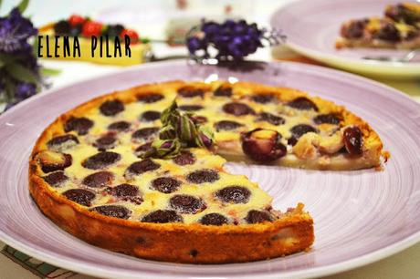 Clafoutis de cerezas (sin azúcar)