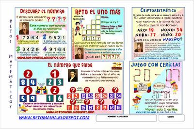 Desafíos matemáticos, Problemas matemáticos, Problemas de ingenio, Retos matemáticos, Retos mentales, Matemática, Matematik, Juego con cerillas, Juego con fósforos, Descubre el número, El número que falta, Alfamética, Criptoaritmética