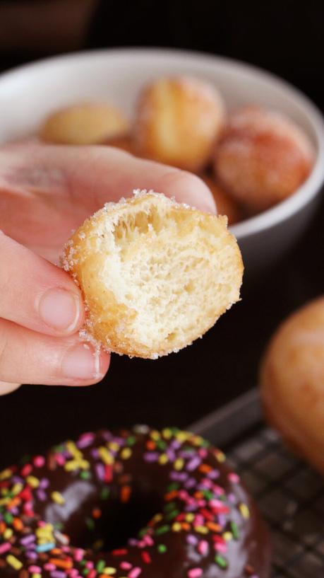 Donas Caseras donas caseras donuts doughnut bites holes homero