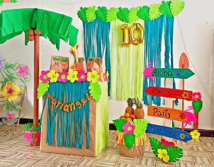 Ideas Para Decorar Una Fiesta Hawaiana - Paperblog