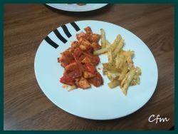 Pechugas de pollo al chilindrón