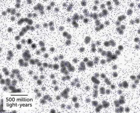 Descubiertas unas estructuras gigantes del universo que desafían los principios cosmológicos