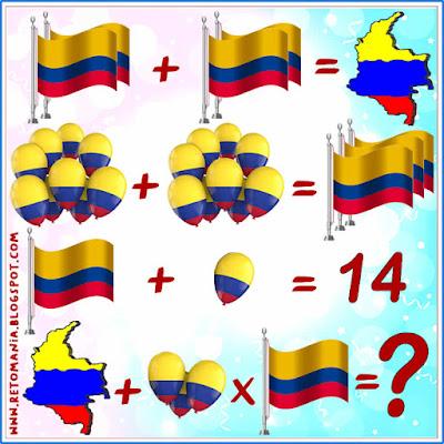 Desafíos matemáticos, Retos matemáticos, Problemas matemáticos, Retos mentales, Problemas de lógica, Problemas para pensar, Descubre el número, Encuentra el número, Acertijos, Acertijos numéricos, Retos visuales