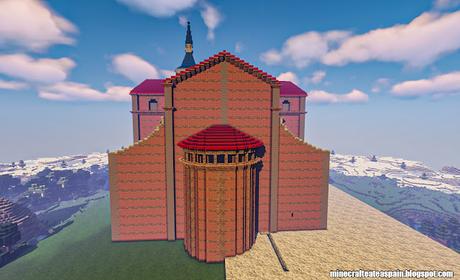 Réplica Minecraft de la Iglesia de Nuestra Señora de Asunción, Campo de Criptana, España.