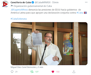 Cuba emplaza a EEUU por presión sobre naciones latinoamericanas Cuba emplaza a EEUU por presión sobre naciones latinoamericanas