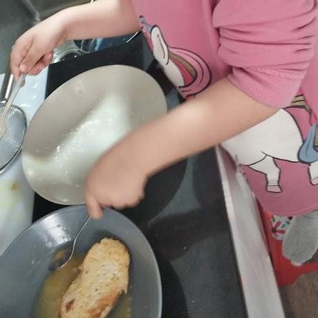 cocinar con niños