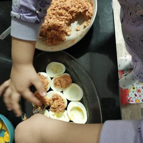 cocinar con niños