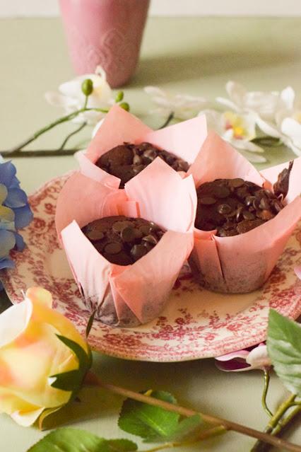 Muffins Veganos de Doble Chocolate