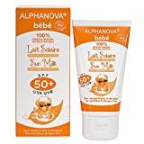 Alphanova Sun Bio, Baby Sun Milk - SPF 50+, 4.4 oz.