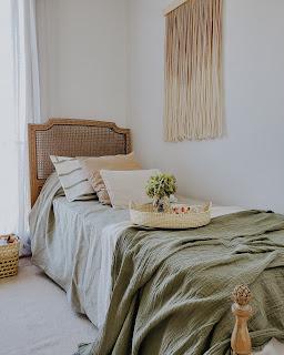 El cuarto verde estrena verdes: color y textiles El cuarto verde estrena verdes: color y textiles