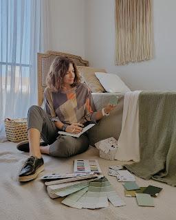 El cuarto verde estrena verdes: color y textiles El cuarto verde estrena verdes: color y textiles