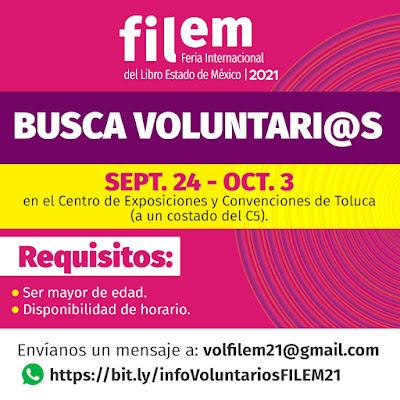INVITA FILEM 2021 A FORMAR PARTE DE SU VOLUNTARIADO