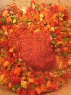 GARBANZOS CON HORTALIZAS.