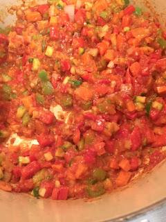 GARBANZOS CON HORTALIZAS.