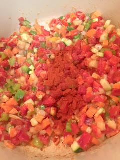 GARBANZOS CON HORTALIZAS.