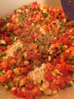 GARBANZOS CON HORTALIZAS.